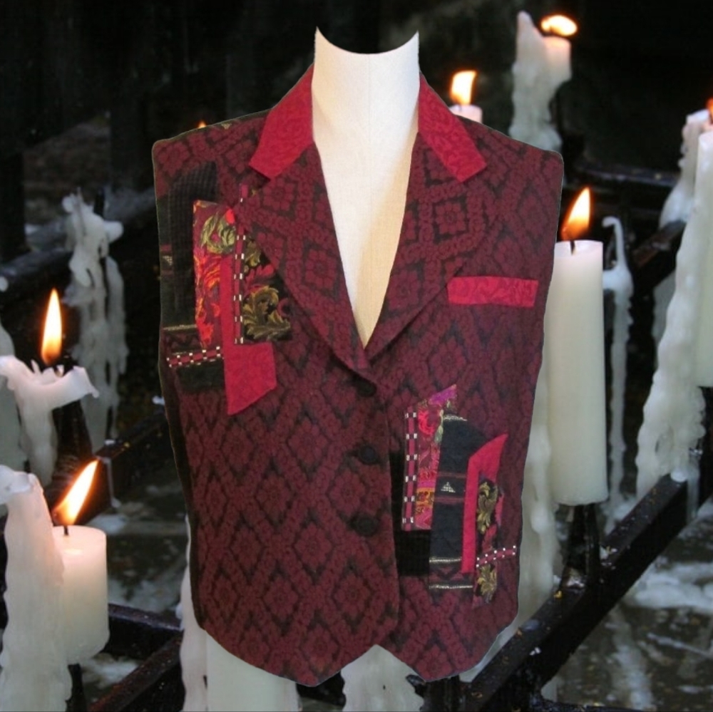 Vintage 90s Red Vest